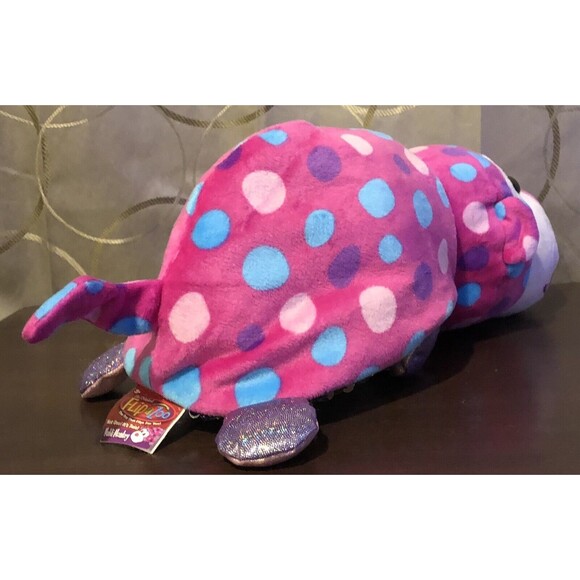 FlipaZoo Flipquin Gugu Panda Mabli Monkey Reversible Sequin Plush Stuffed Toy - Picture 4 of 13